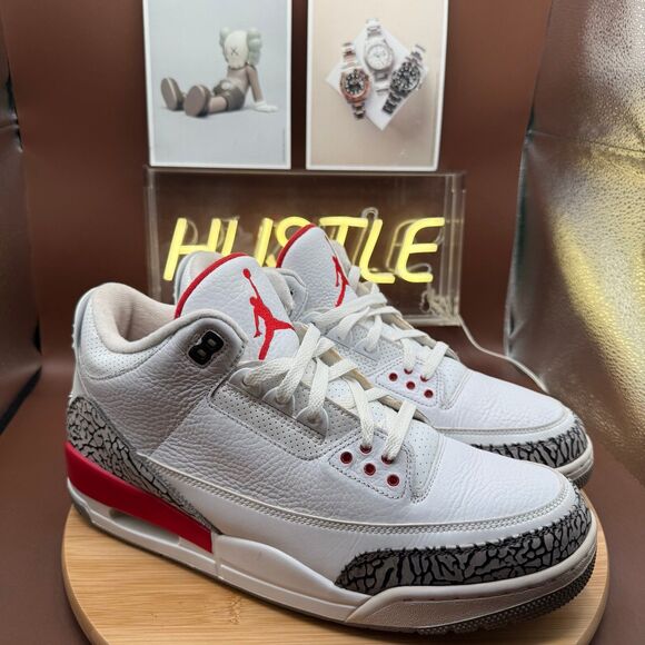 Jordan 3 Retro Hall of Fame 2018 Men’s Sz 13